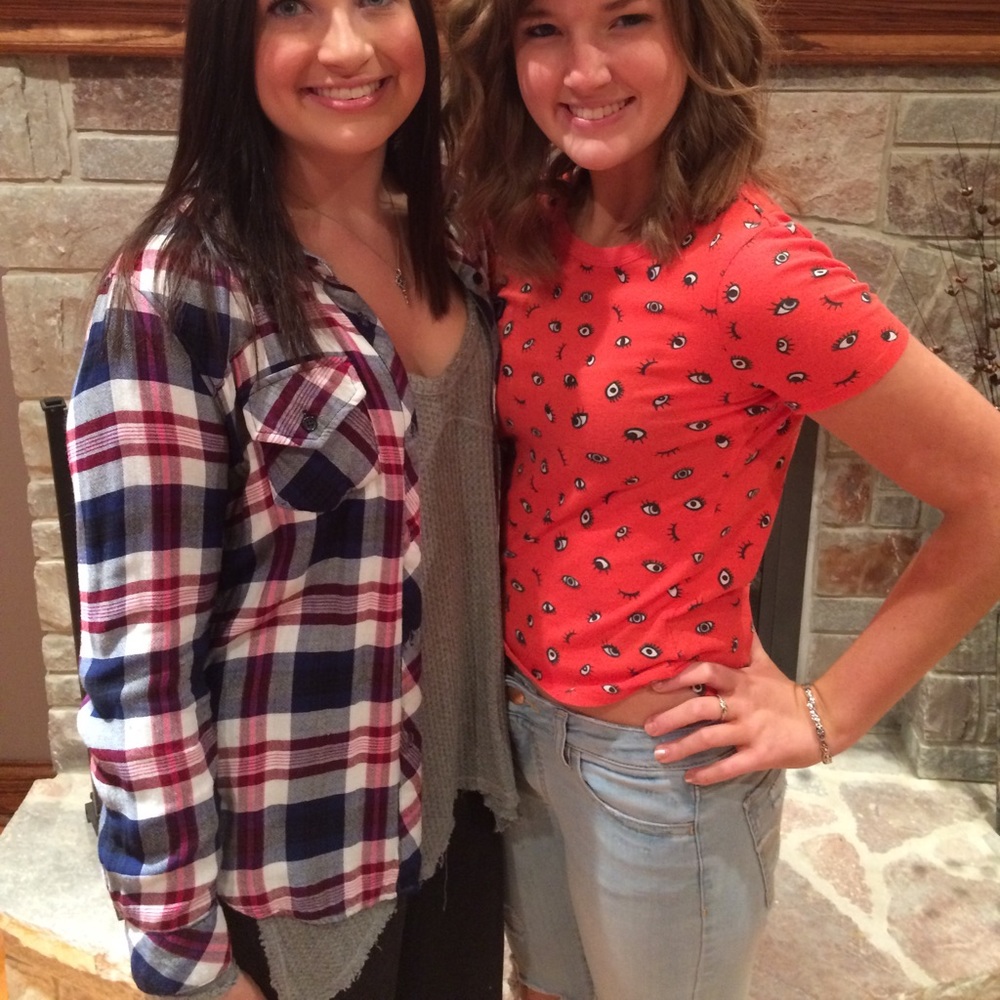 Rails button up flannel